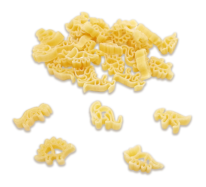 Makaron dla dzieci Mix Dinosaurios z pszenicy ekologicznej Castagno 500 ml