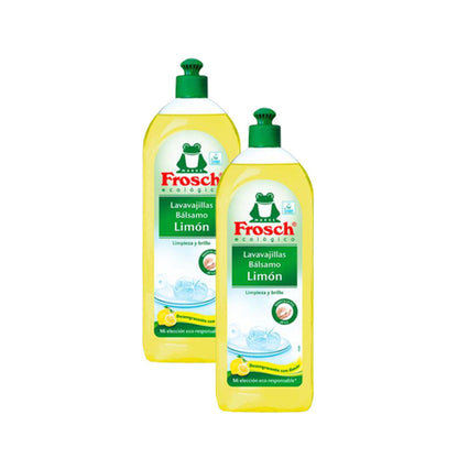 Pack of 2 Frosch Eco Lemon Dishwashing Liquid 750 ml