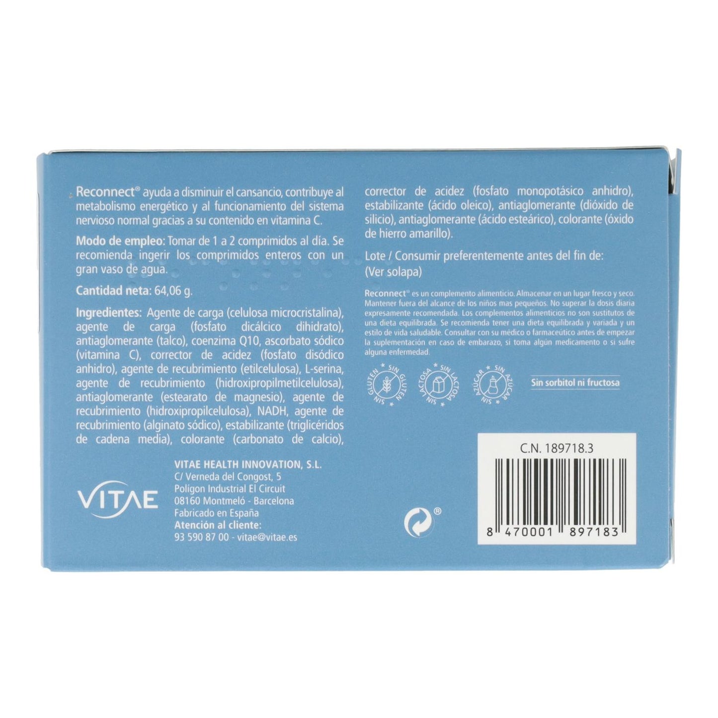 Reconnect Vitae 90 tabletten