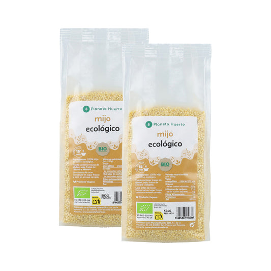 Confezione 2x Miglio decorticato ECO Planeta Huerto 500 g