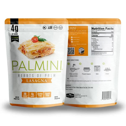 Pasta Lasagna di cuore di palma Palmini 338 g