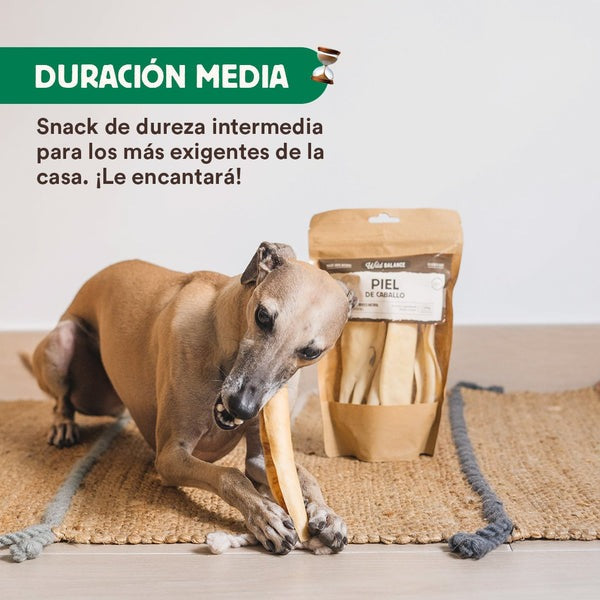 Natürlicher Kausnack aus Pferdehaut Wild Balance 100 g