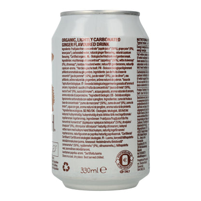 Boisson rafraîchissante bio au gingembre Whole Earth 330 ml