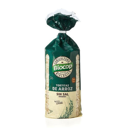 Confezione da 12 tortine di riso senza sale Biocop 200 g