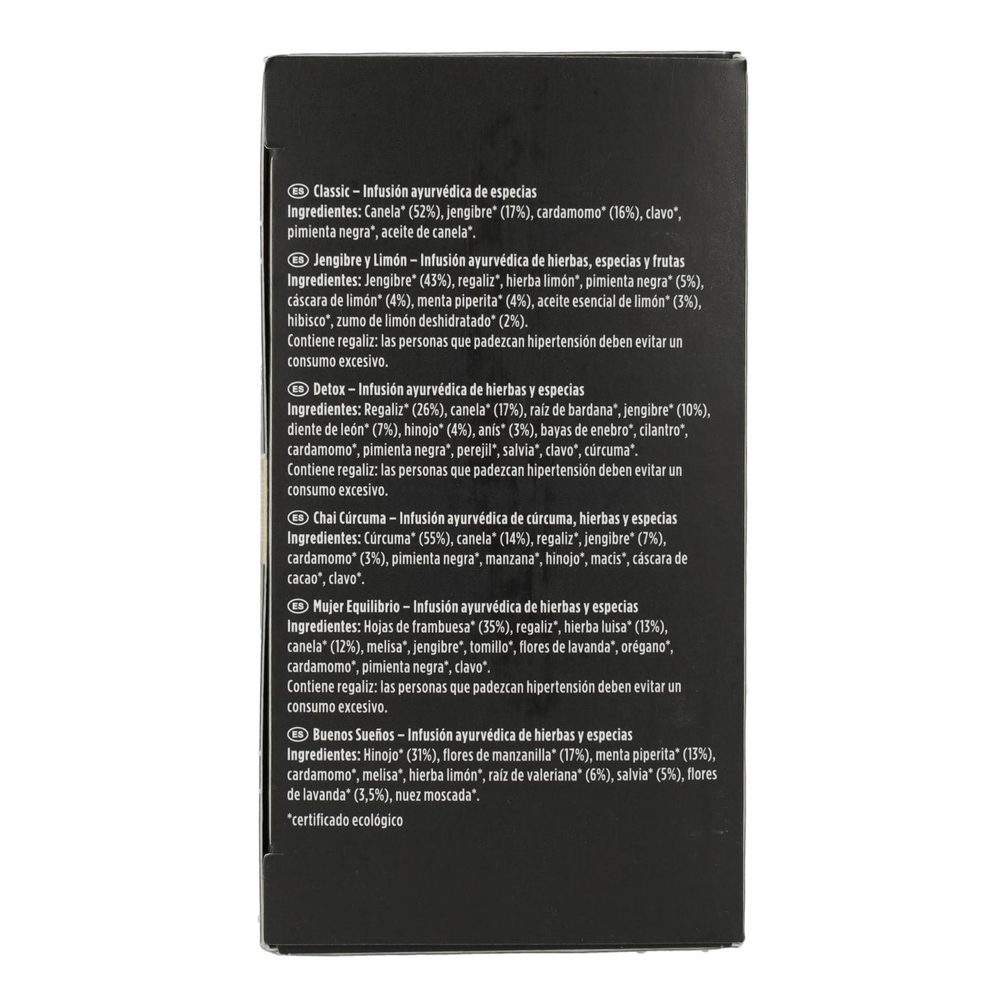 Yogi Tea BIO Selección Ayurvédica 18 bolsitas variadas