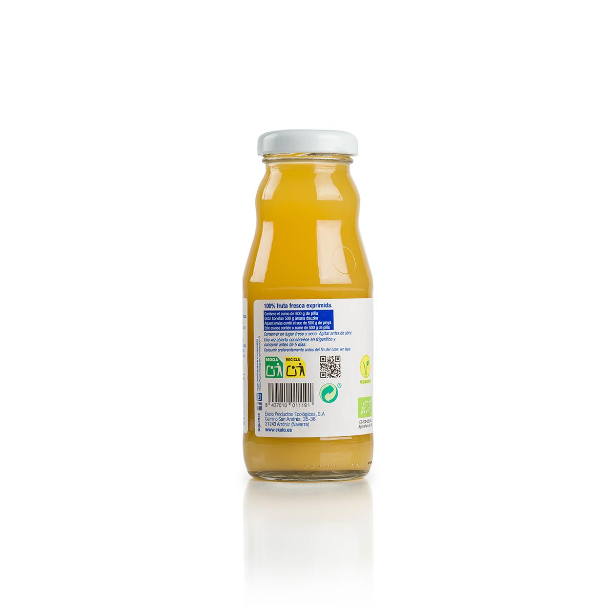 100 % Bio-Ananassaft, frisch gepresst, Ékolo, 750 ml