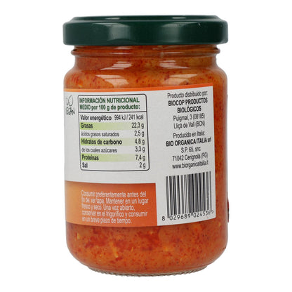 Bio-veganes Paprikapesto aus Italien, 140 g 