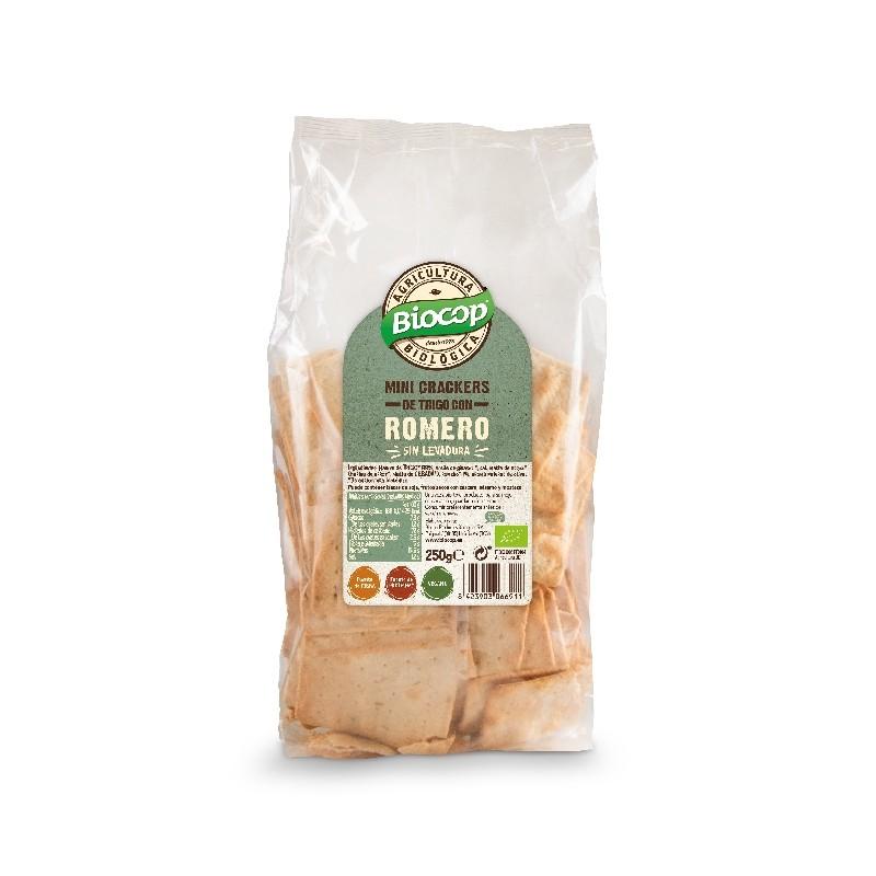 Mini-Cracker aus Weizen und Rosmarin Biocop 250 g