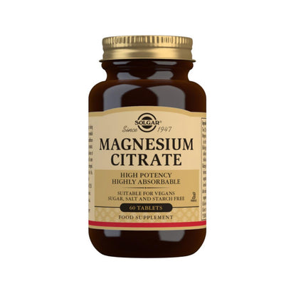 Citrato di magnesio 60 compresse Solgar