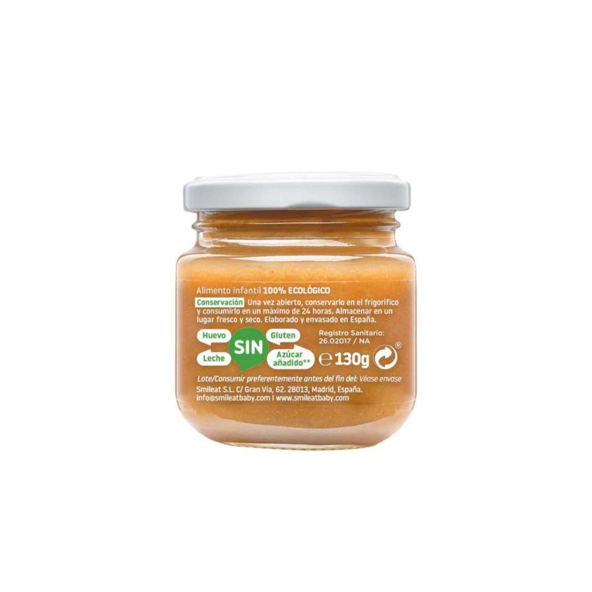 Organic Pear and Apple Jar +6 months Smileat 130 g