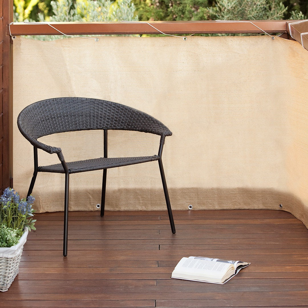 Filet de balcon Easy bambou 0,9 x 5 m Nortene