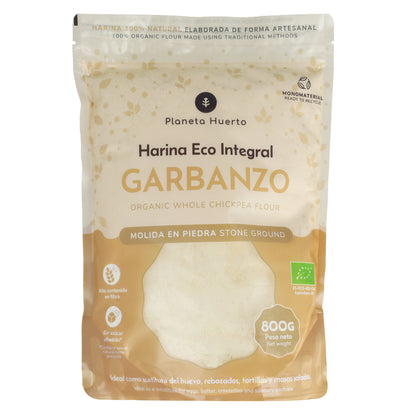 Harina Integral de Garbanzos Eco Planeta Huerto 800 g