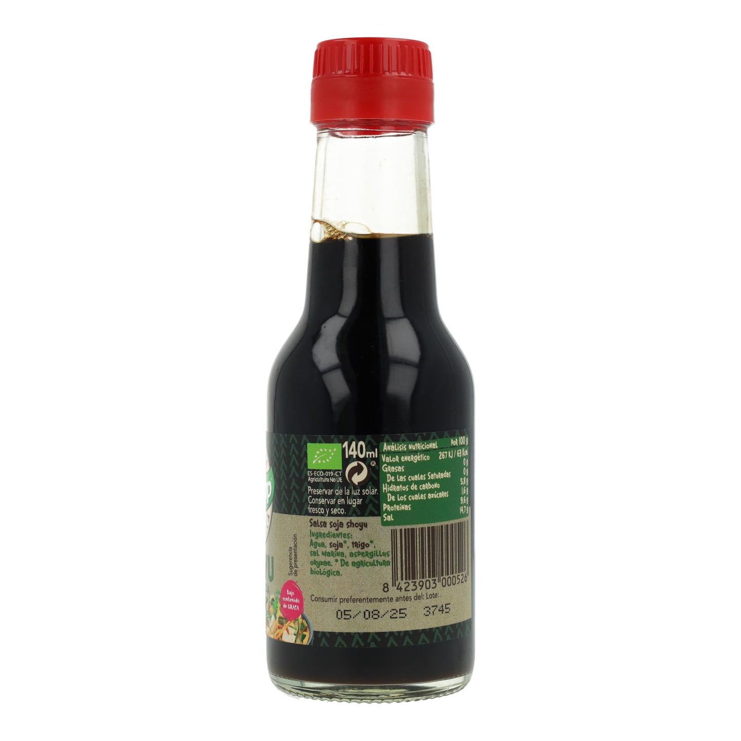 Mild sojasås Bio Shoyu Biocop 140 ml