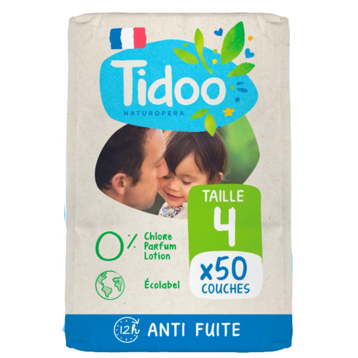 Pieluchy T4 Maxi (7/18 kg) Tidoo, 50 sztuk