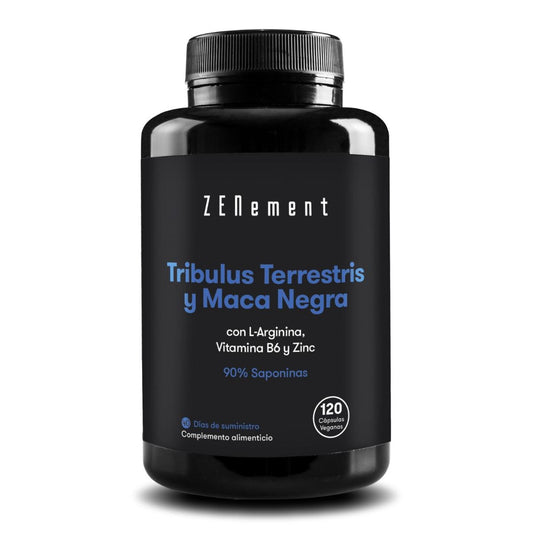Tribulus Terrestris & Zwarte Maca, met L-Arginine, vitamine B6 en zink, Zenement 120 tabletten