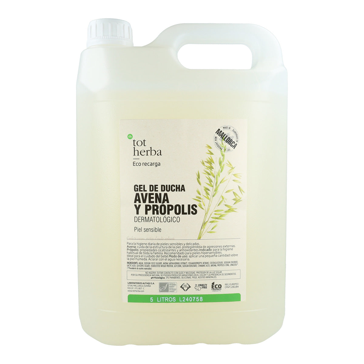Dermatologisches Hafer-Duschgel Tot Herba 5 l