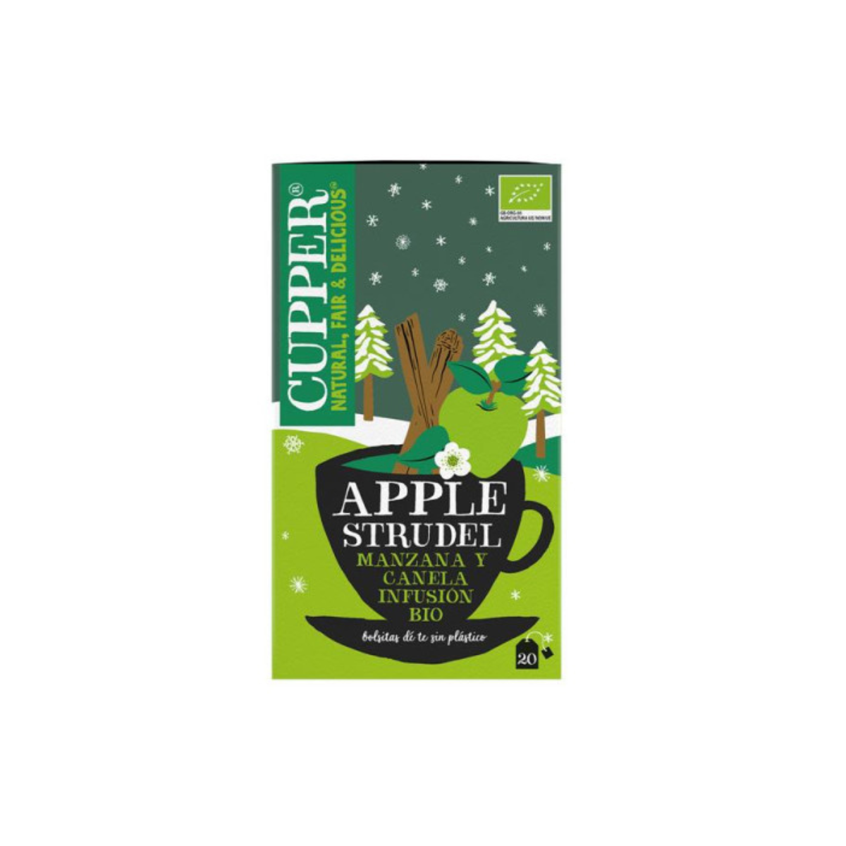 Infusion Apple Strudel Bio Cupper 20 sachets