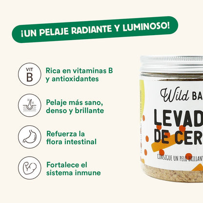 Levure de bière Complément alimentaire pour animaux Wild Balance 90 g
