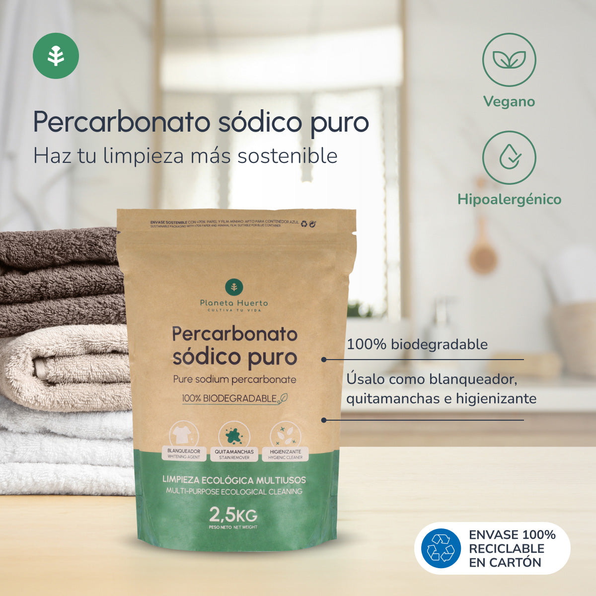 Natriumpercarbonat Planeta Huerto 2,5 kg