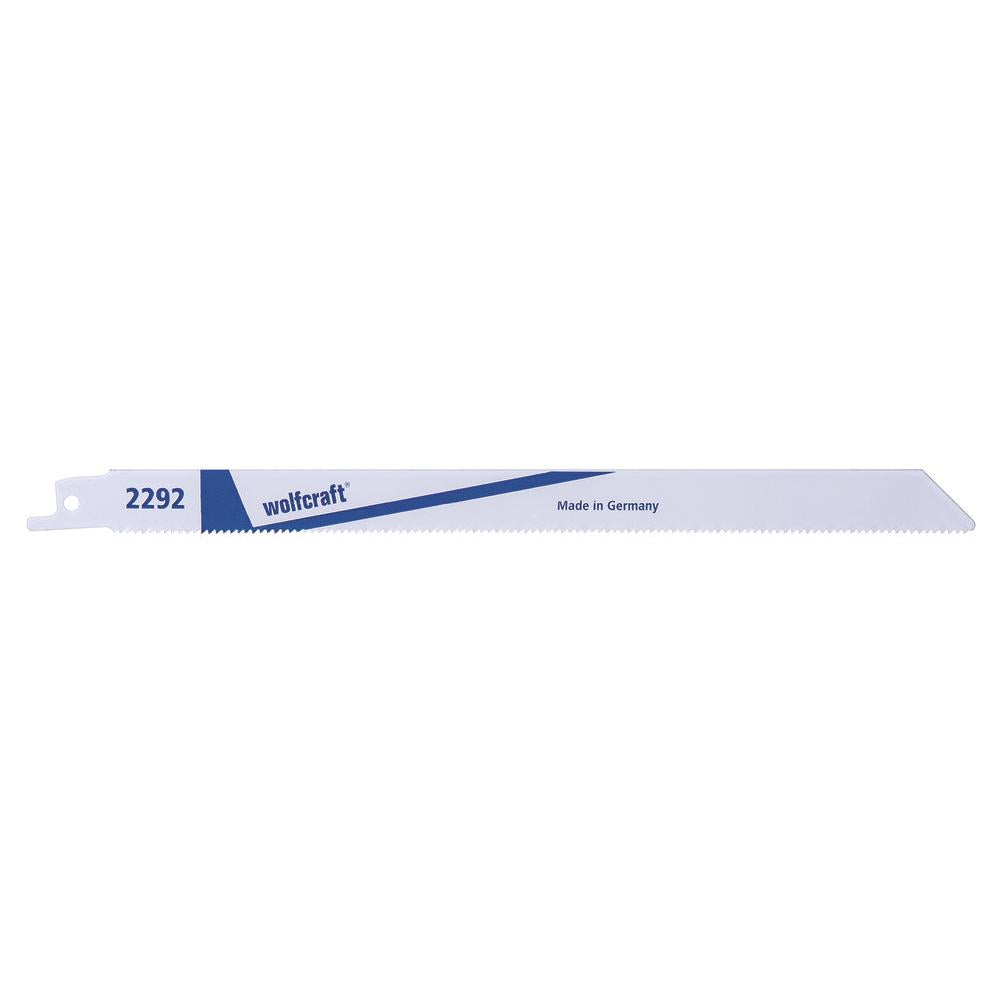 BiM sabre saw blades for non-ferrous metals, aluminium, fine flush cuts Wolfcraft 2292000