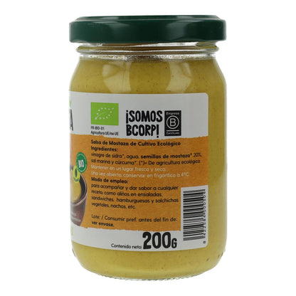 Organic mustard Ecocesta 200 g