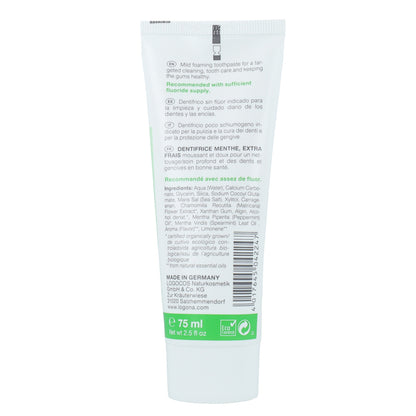 Dentifrice à la menthe bio Daily Care Logona 75 ml