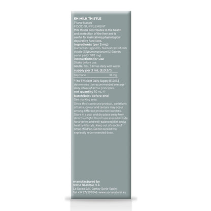 3er-Pack Mariendistelextrakt Soria Natural, 50 ml