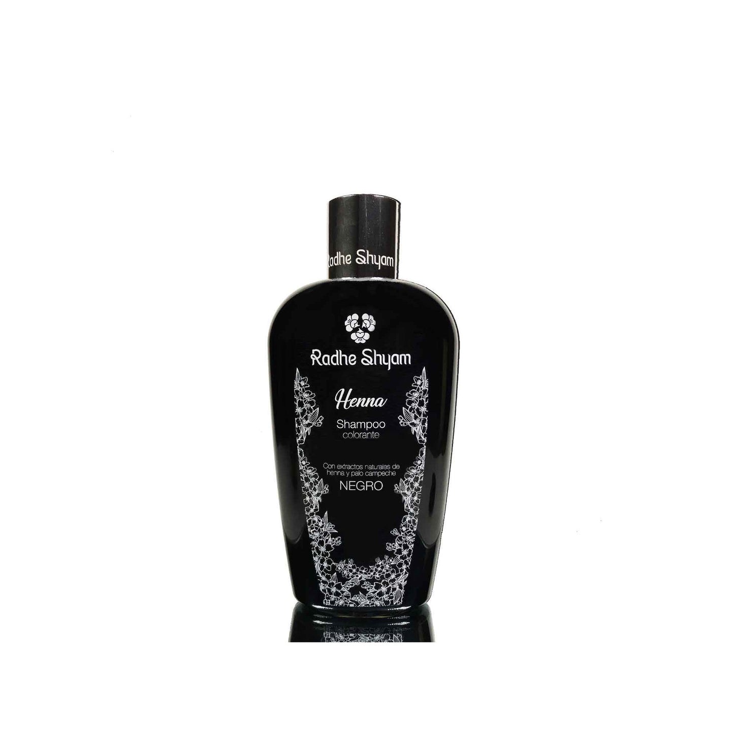 Shampoo all'henné nero colorante Radhe