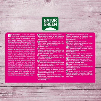 Rotes Himalaya-Salz, grob, Naturgreen 500 g