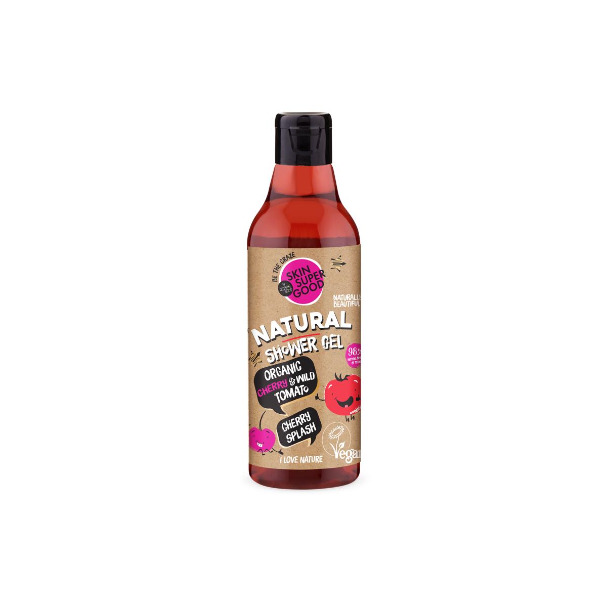 Żel pod prysznic Skin super good Cherry Splash Organic Shop 250 ml