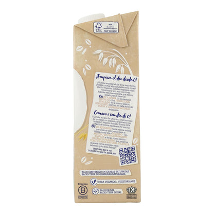 Organic Oat Drink 0% Sugar, 1L. Isola Bio