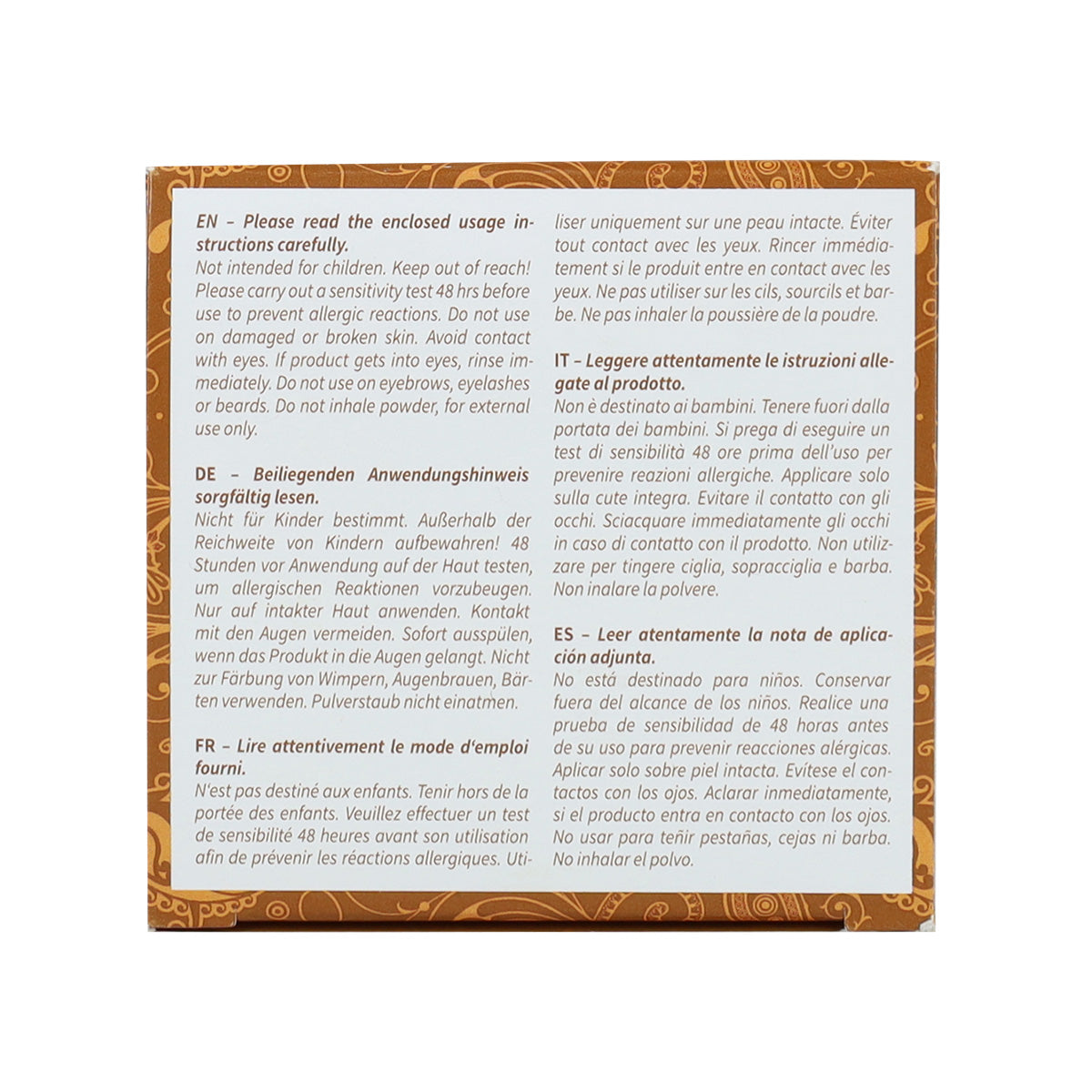 Tintura naturale color castano dorato Khadi 100 g