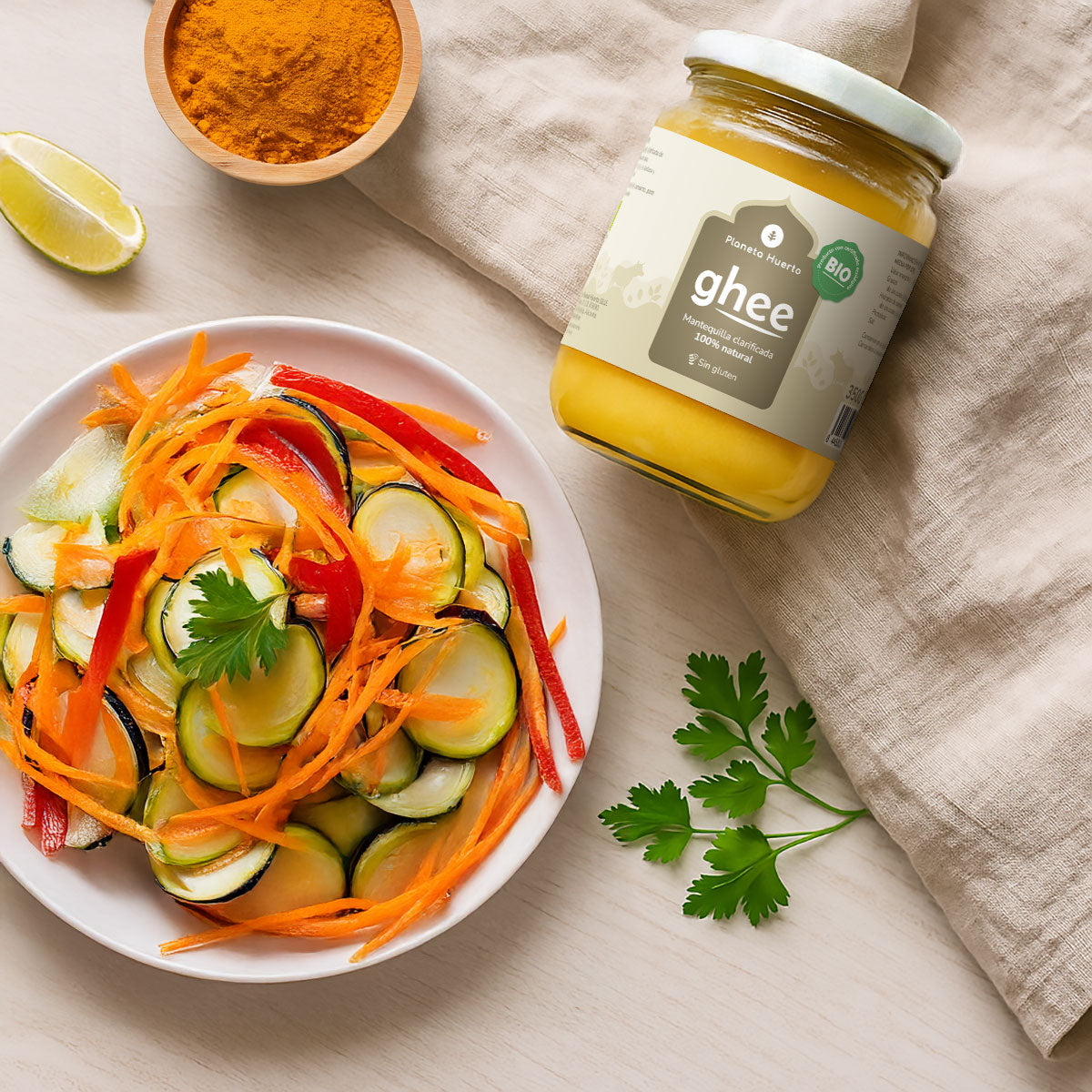 Pack 6xGhee clarified butter ECO Planeta Huerto 500 gr