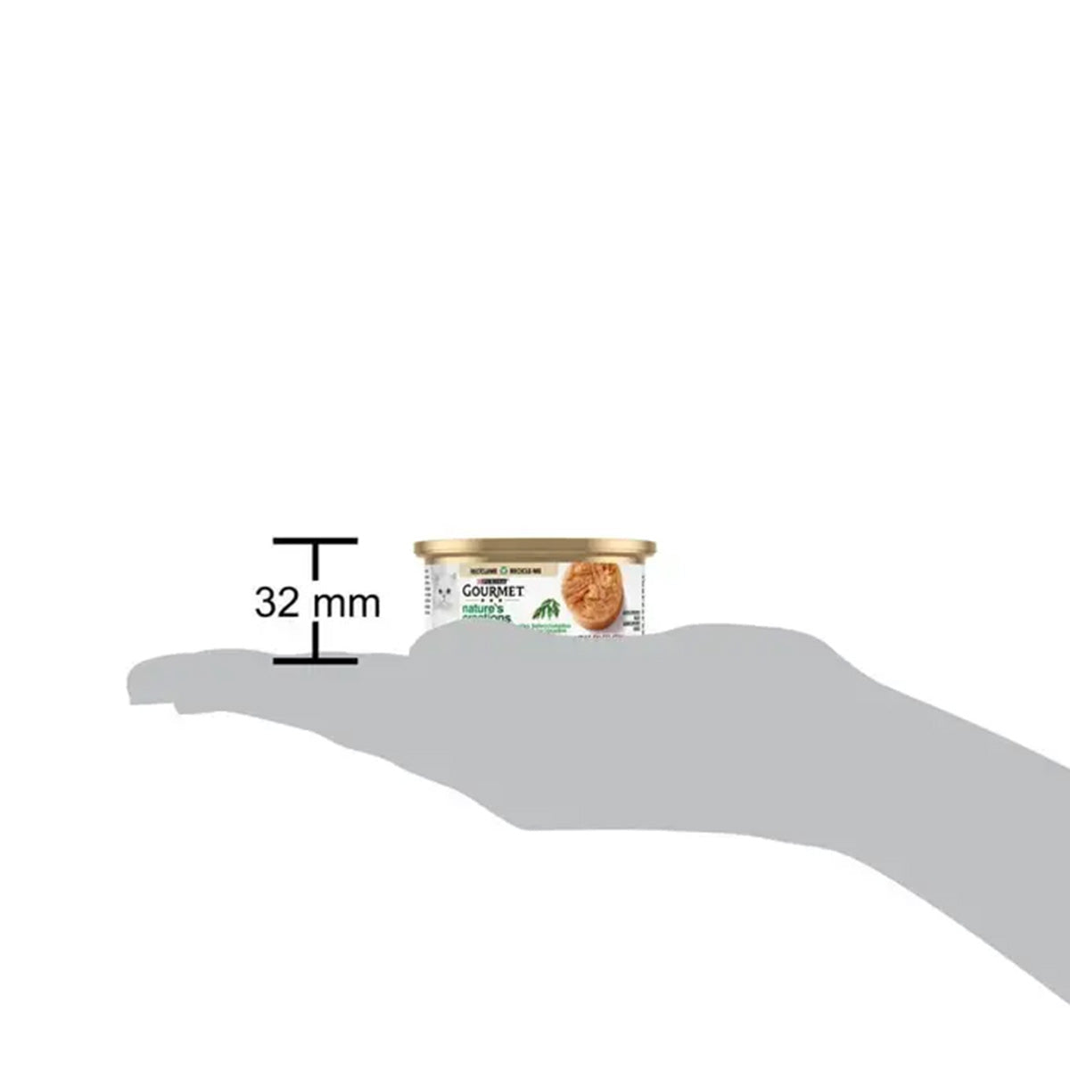 GOURMET Nature's Creations Rijk aan tonijnreepjes met garnalen in gelatine 70 g