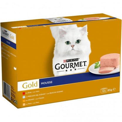 GOURMET GOLD Mousse Sortiment Multipack (12 x 85 g)