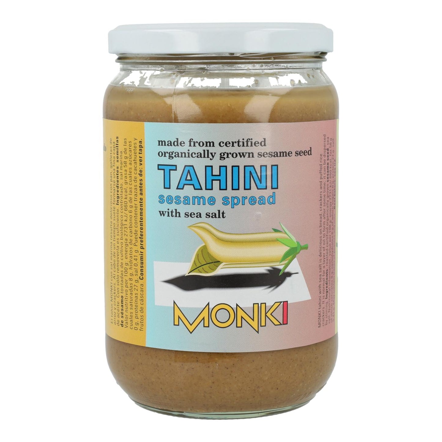 Tahini grillé au sel bio Monki, 650 g