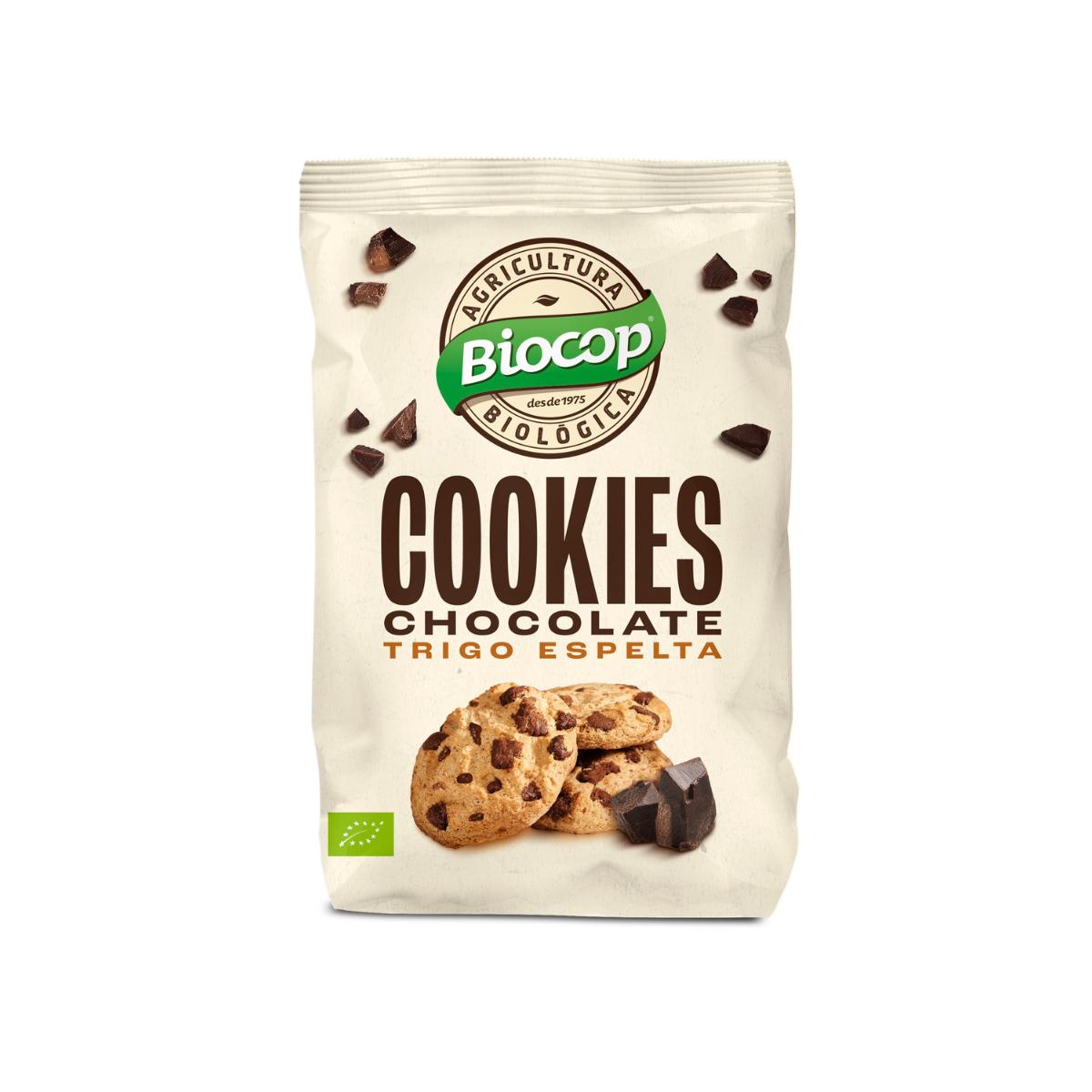 Kakor av speltvete med chokladchips Biocop 200 g