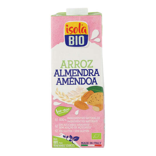Bio-dryck av ris och mandlar Isola BIO 1 l