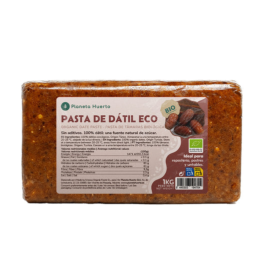 Pâte de dattes 100 % naturelle Planeta Huerto 1 kg