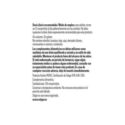 Pack 2x Vit B12 100mcg Solgar 100 Comp