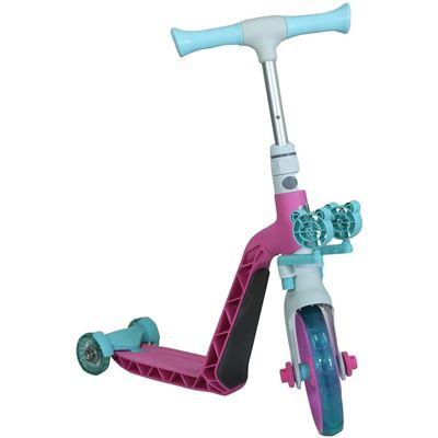 Pillu Trottinette enfant 3 en 1 Rose