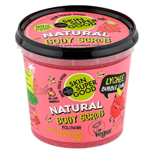 Natuurlijke lichaamsscrub Skin Super Good Lychee Bubblegum 360 ml