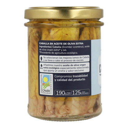 Pack 3x Maquereaux à l'huile d'olive ECO Planeta Huerto 190 gr