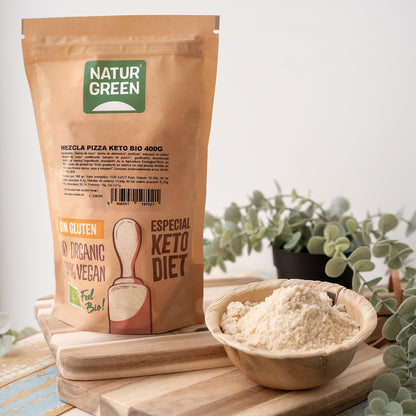 Keto-pizzamjöl NaturGreen 400 g