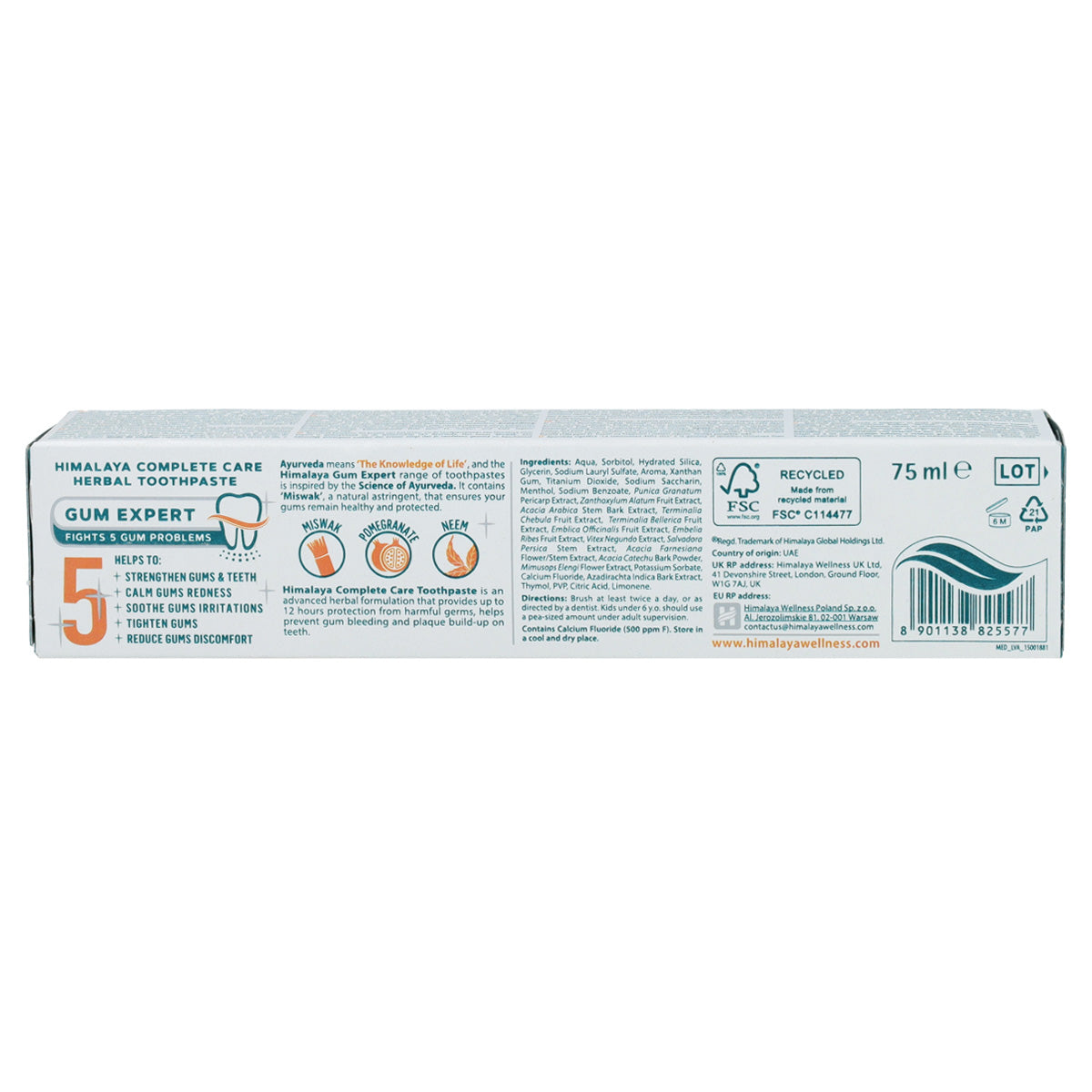 Dentifricio completo Himalaya 75 ml