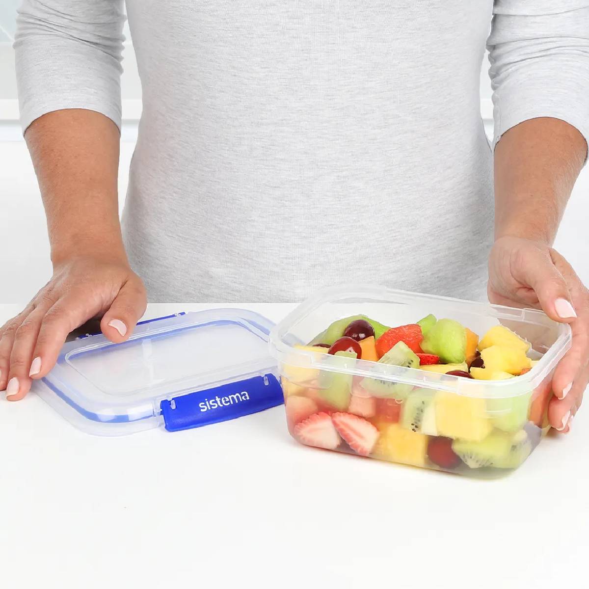 Pack of Klip It+ airtight containers 3x1 l