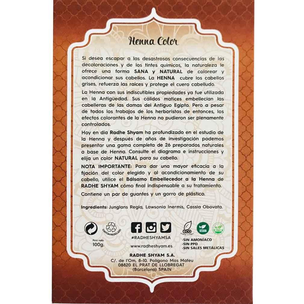 Poudre de henné châtain clair 100 g