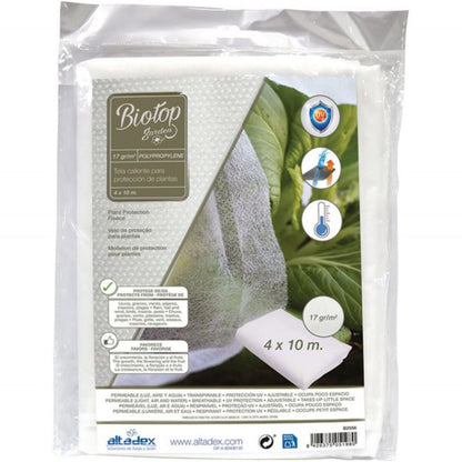 Telo protettivo antigelo per colture Biotop 4 x 10 m 17 g/m²