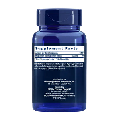 Magnesio (citrato) 100 mg, Life Extension 100 capsule