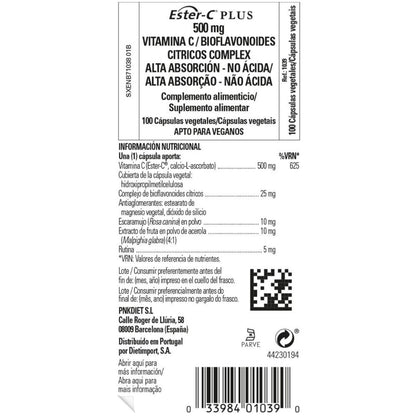 Ester C plus Vitamina C  da 500 mg  Solgar 100 capsule vegetali